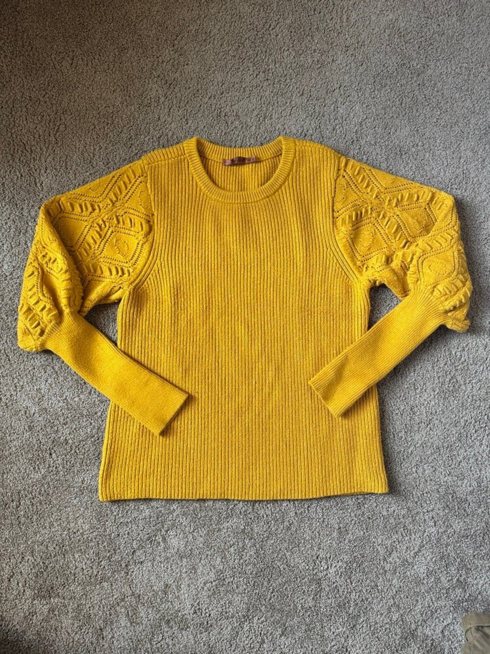 Golden Yellow Women’s Knit Sweater in XL from belldini